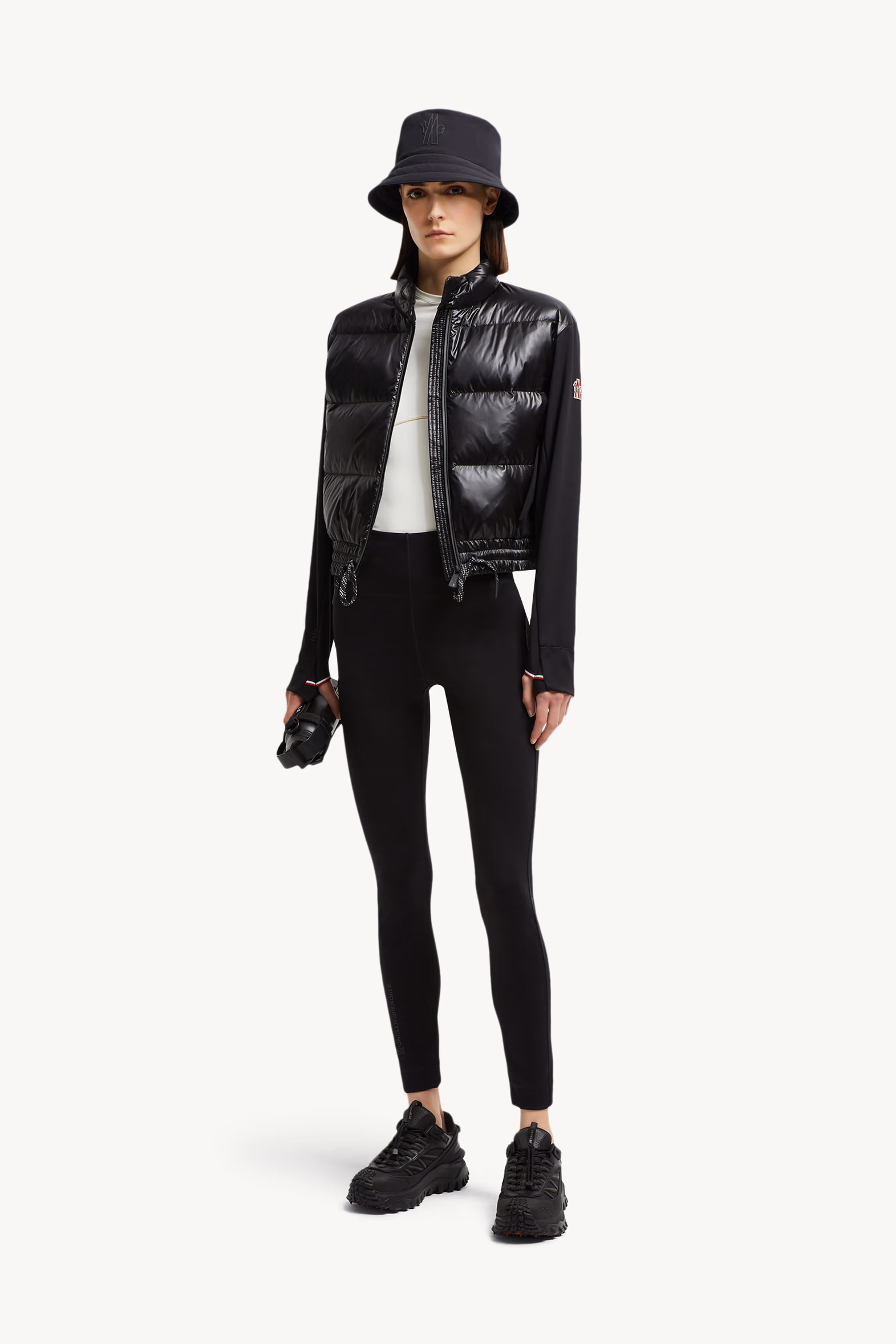 Leggings de jersey técnico Mujer Negro Moncler 0